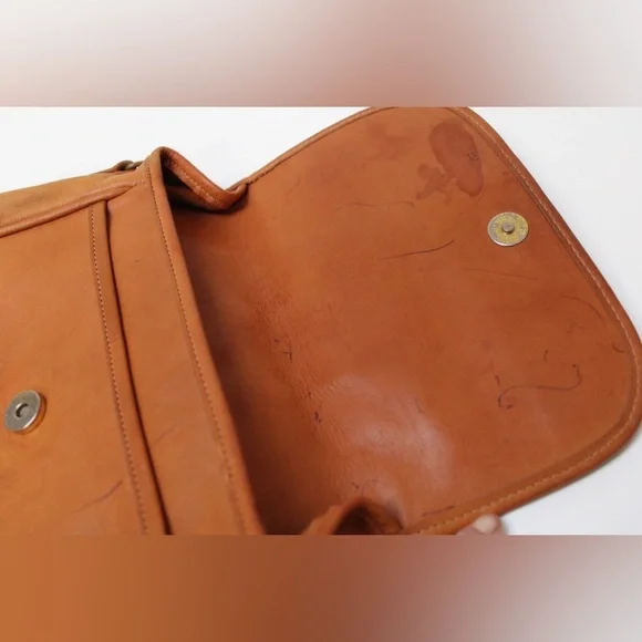 Vintage Coach Cafe flap cross body bag - Picture 7 of 16